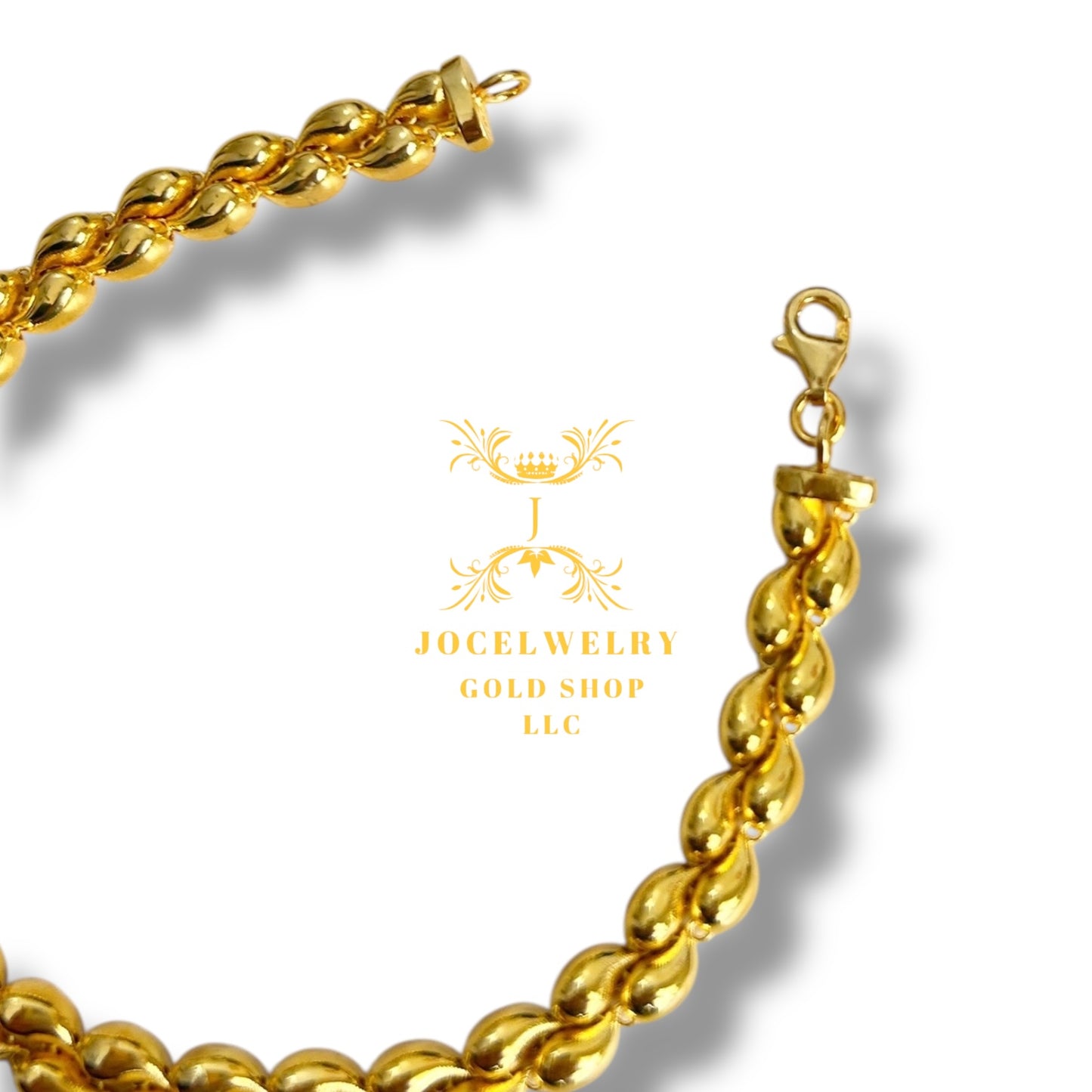 Small teardrops bracelet 7.5 inches (6mm)